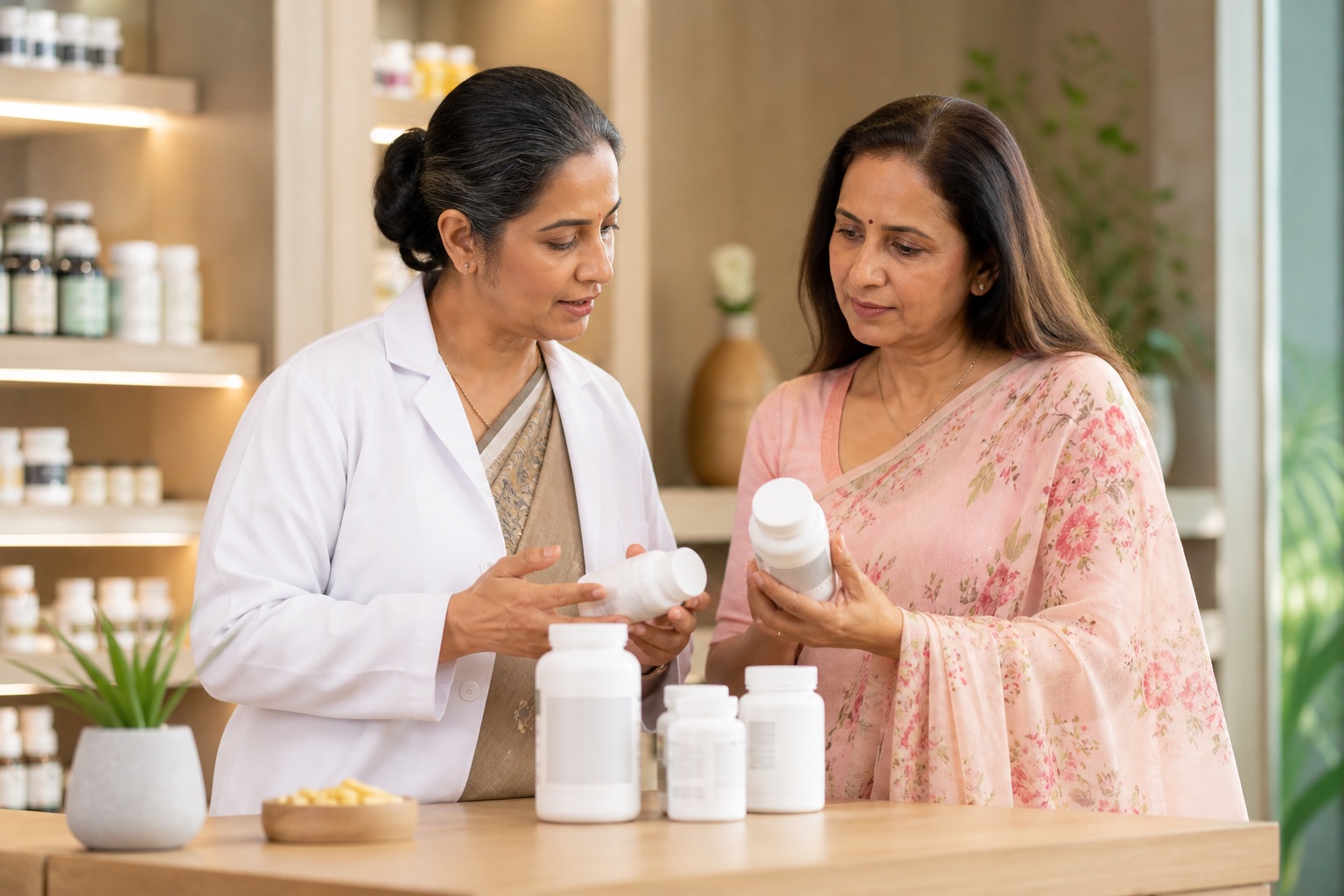 Indian women and supplements