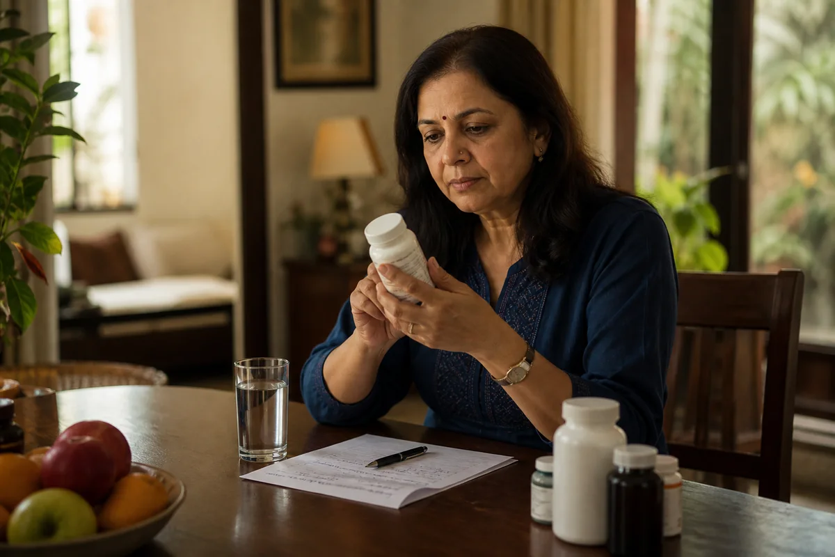 Indian women and supplements