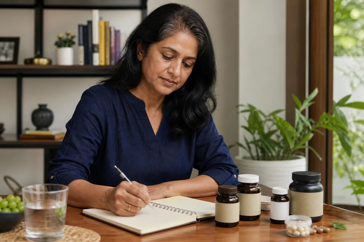 Indian women and supplements